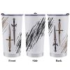 Dual Blades Travel Coffee Mugs Design by HadiArts